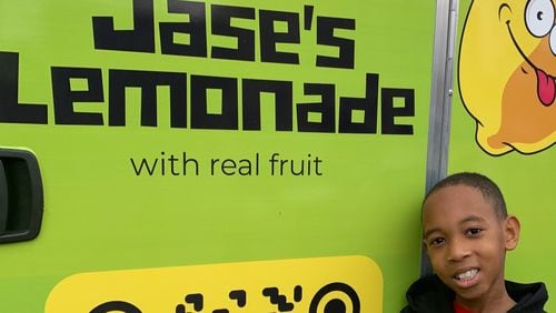 Jase Kurtz is the face behind Jace's Lemonade, which will sell lemonade and grilled cheese sandwiches at the Terminal South development in Atlanta's Peoplestown neighborhood. / Courtesy of Jace's Lemonade