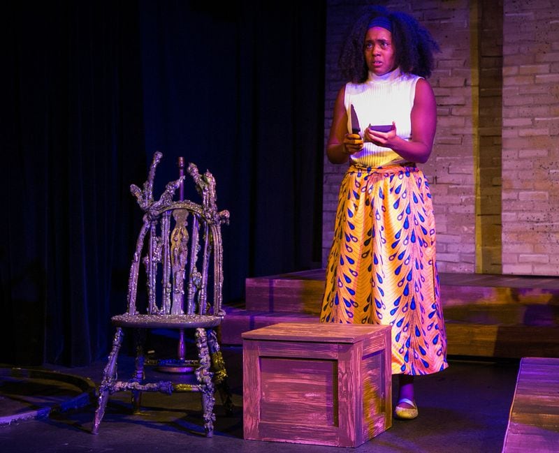 Synchronicity's one-woman drama "rip" features Jasmine Thomas.
Courtesy of Casey Gardner Ford