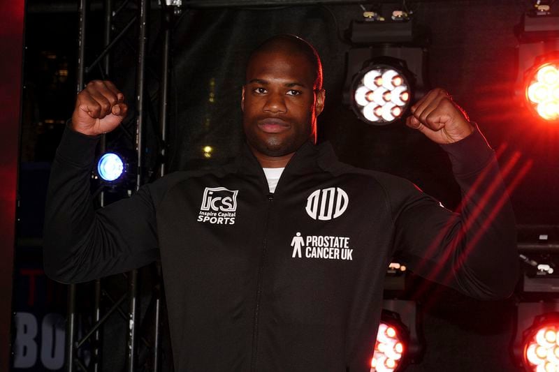 British boxer Daniel Dubois arrives at the Odeon Luxe Leicester Square, London, Tuesday Sept.17, 2024. (Bradley Collyer/PA via AP)