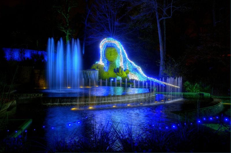 Atlanta Botanical Garden’s Garden Lights, Holiday Nights. CONTRIBUTED BY JOEY IVANSCO