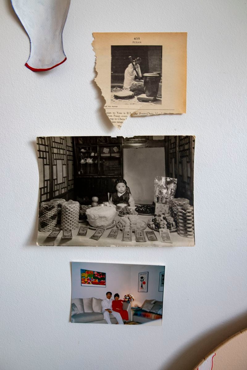Scenes from inside Nicole Kang’s home studio (Photo Courtesy of Isadora Pennington)