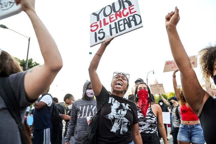 PHOTOS: Fourth day of protests in downtown Atlanta