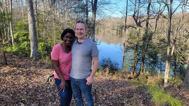 Bill and Angie Kane provide Black history tours of Jolly's Mill Pond in Williamsburg, Virginia. (Courtesy of Wesley K.H. Teo)