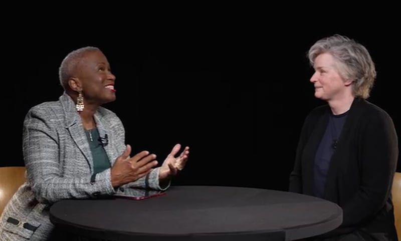 Best-selling crime novelist Karin Slaughter gets Monica Pearson laughing on a recent episode of "The Monica Pearson Show" on ajc.com.