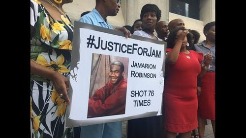 Jamarion Robinson, 26, was shot and killed in July 2016 at an apartment complex in East Point.
