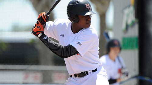 Mercer outfielder Kyle Lewis was named Baseball America’s college player of the year Tuesday. (Photo courtesy of Mercer Athletics)