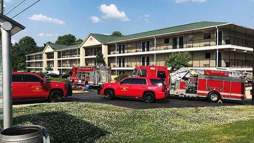 A hotel on Memorial Drive in DeKalb County was evacuated in a hazmat situation Saturday.