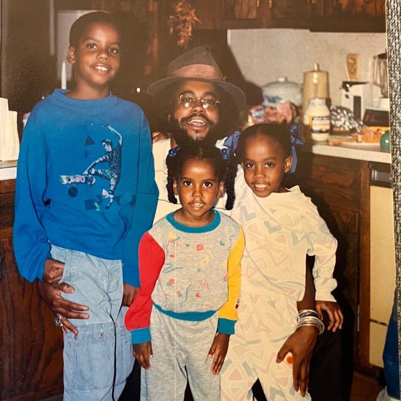 Ralph from Ben Hill, whose real name is Calvin Miles Smith Jr., with his kids around 1990. (L-R) Calvin III, Calvin, Che and Nina. CONTRIBUTED