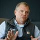 Norfolk Southern CEO Alan Shaw speaks during an interview at the Norfolk Southern Headquarters in Atlanta on Tuesday, April 4, 2023. (Miguel Martinez/The Atlanta Journal-Constitution/TNS)