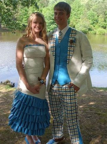 Duct Tape Stuck at Prom contest