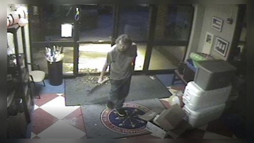 DeKalb County police are looking for a person of interest after a fire at St. Martin's Episcopal School. (Credit: Channel 2 Action News)