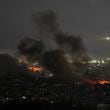 Smoke rises after Israeli airstrikes in Dahiyeh, Beirut, Lebanon, Saturday, Oct. 5, 2024. (AP Photo/Bilal Hussein)