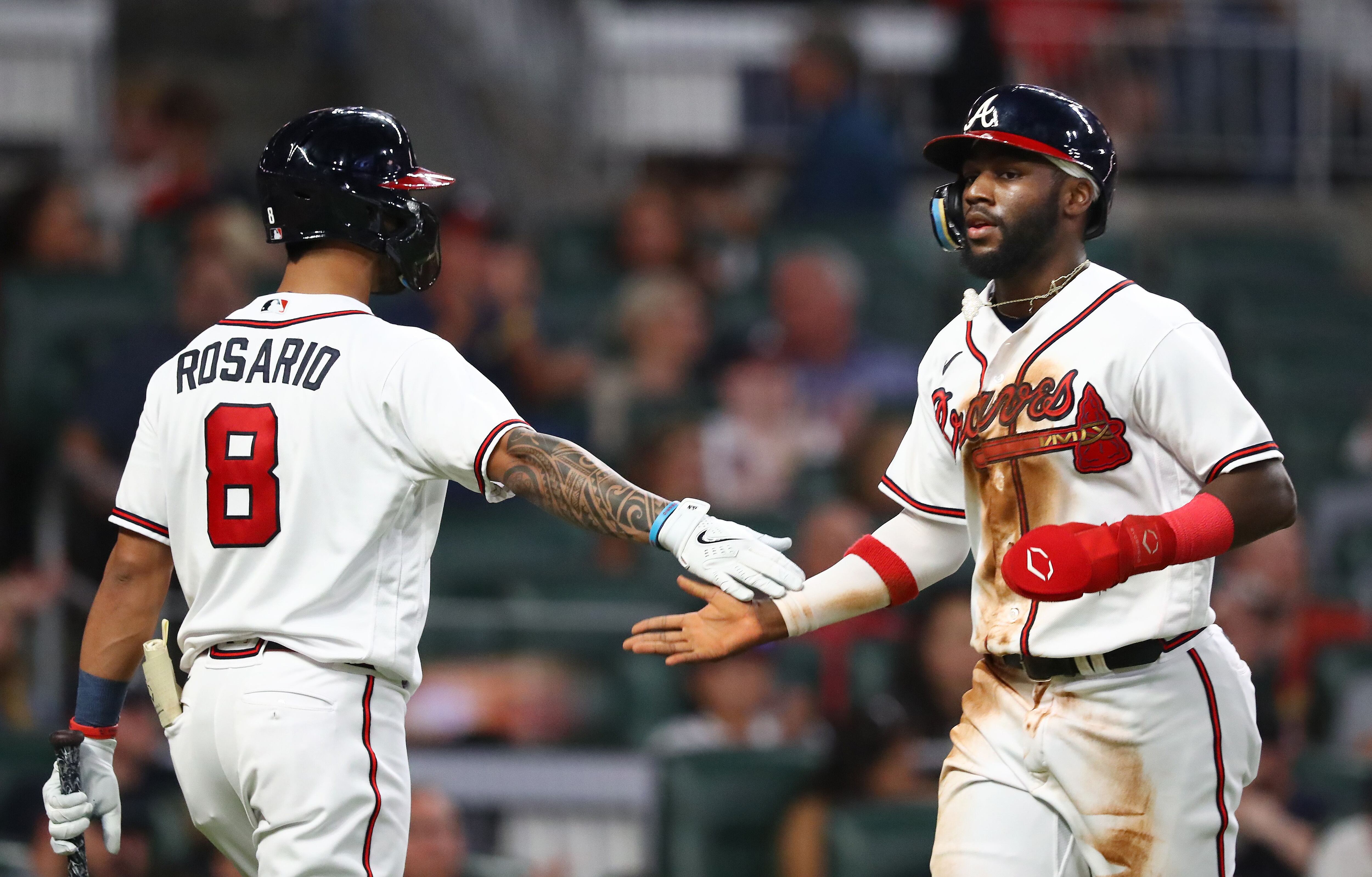 As World Series shifts to At atlanta braves gift shop lanta, baseball's era  of pitchers hitting could be at an end Atlanta Braves Jerseys ,MLB Store,  Braves Apparel, Baseball Jerseys, Hats, MLB