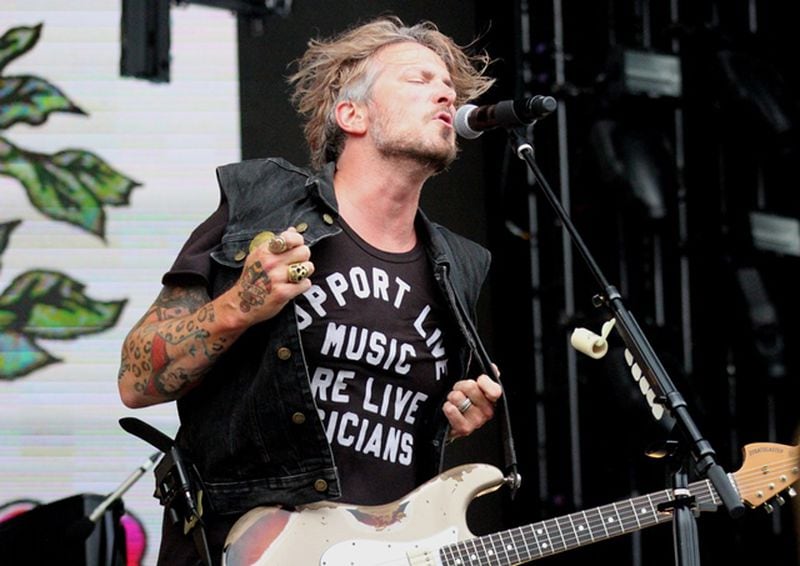 Butch Walker, a native of Rome, Ga., last played Music Midtown more than 20 years ago. He returned on Sept. 16, 2018 with a vigorous set of rockers. Photo: Melissa Ruggieri/AJC