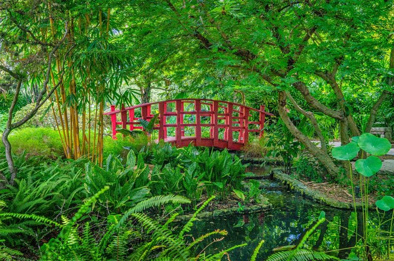 Japanese Garden in the Miami Beach Botanical Garden. 
(Courtesy of Miami Beach Botanical Garden)