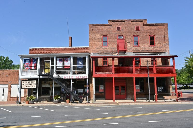 June 16, 2022 Kennesaw - Exterior of Wildman's Civil War Surplus in Kennesaw on Thursday, June 16, 2022. Councilman James “Doc” Eaton resigned from Kennesaw City Council Tuesday over the reopening of Wildman’s Civil War shop. (Hyosub Shin / Hyosub.Shin@ajc.com)