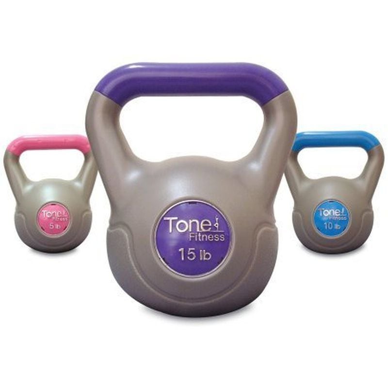 Tone Fitness Kettlebell Set. CONTRIBUTED
