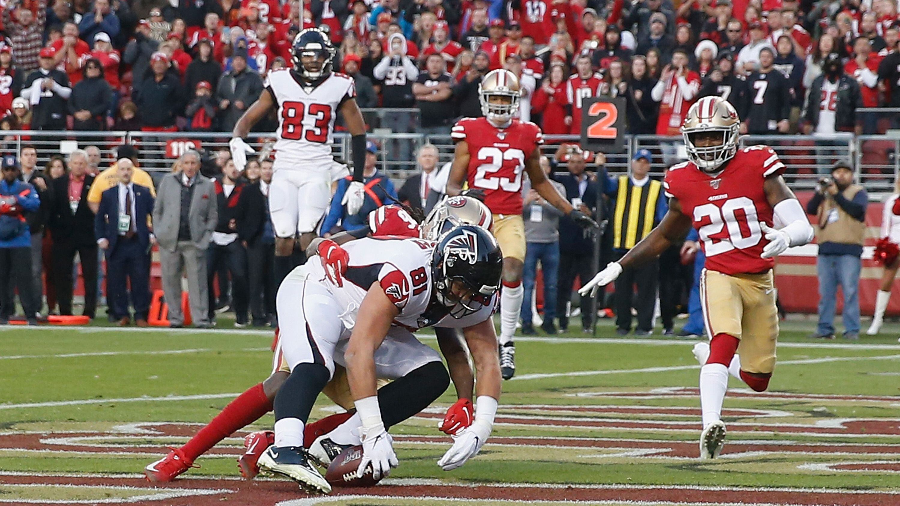 Falcons upset 49ers thanks to some late-game heroics