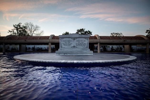 The tomb of the Rev. Martin Luther King Jr. and his wife Coretta Scott King is seen on Monday, Jan. 20, 2020, in Atlanta. BRANDEN CAMP/SPECIAL