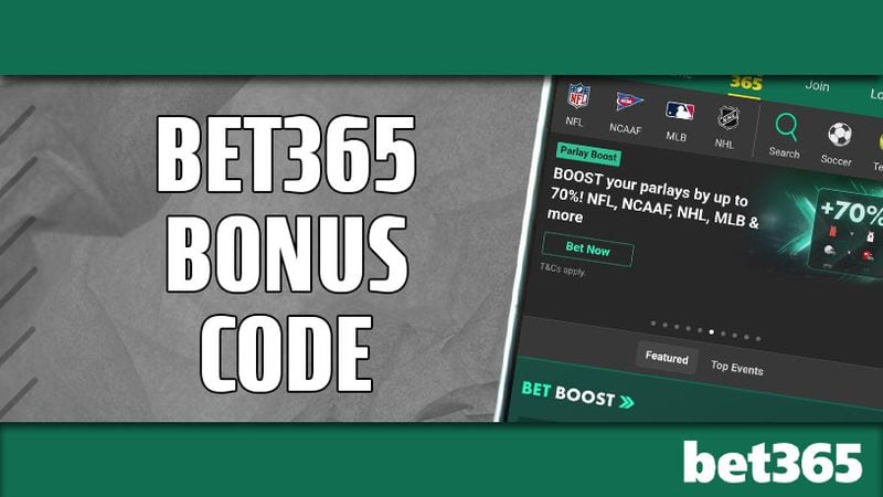 Bet365 NFL bonus code