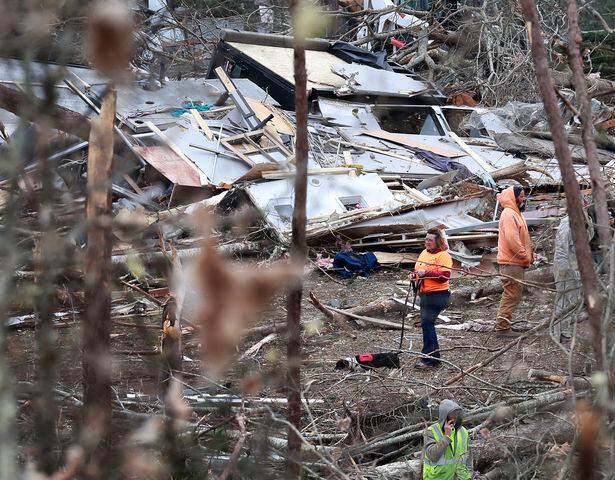 Photos: Tornadoes leave path of death, destruction in parts of Southeast