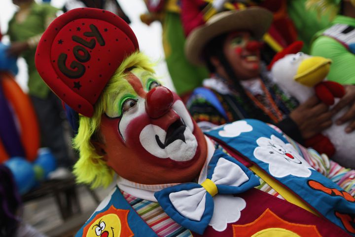 Clowns gather in Mexico City