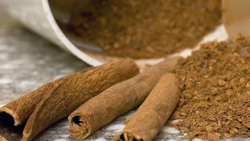 FILE - Stick and ground cinnamon is displayed for a photograph in Concord, N.H., on March 2, 2008. U.S. health officials are warning, Wednesday, July 31, 2024, that several types of ground cinnamon sold at certain discount and specialty grocery stores are contaminated with high levels of lead. (AP Photo/Larry Crowe, File)