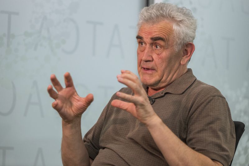 Co-founder and chief scientific officer Rade Drmanac at Complete Genomics in San Jose, Calif., Monday, July 22, 2024. (AP Photo/Nic Coury)