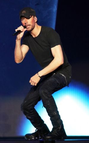 -- Enrique Iglesias sings "Bailando"
Pitbull, Ricky Martin and Enrique Iglesias rocked sold out State Farm Arena on Sunday, March 3, 2024 on the Trilogy Tour. 
Robb Cohen for the Atlanta Journal-Constitution