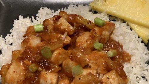 With Make Ahead Sweet and Sour Sauce on hand, you can throw together a meal with some cooked, cubed meat, veggies and rice. CONTRIBUTED BY KELLIE HYNES