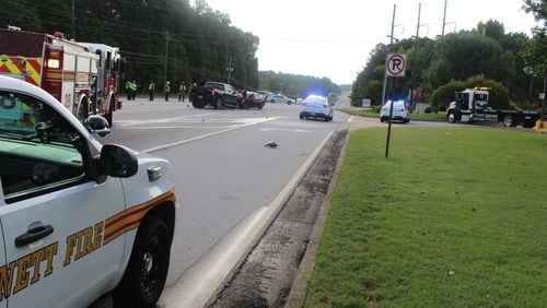 The deadly collision occured near the intersection of Atlanta Highway and Rosebud Road.