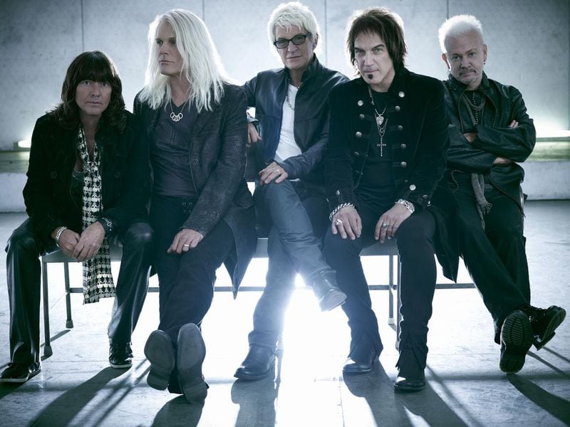 REO Speedwagon singer Kevin Cronin (center) is one of two remaining members from the band's hit-making years. CONTRIBUTED BY RANDEE ST. NICHOLAS