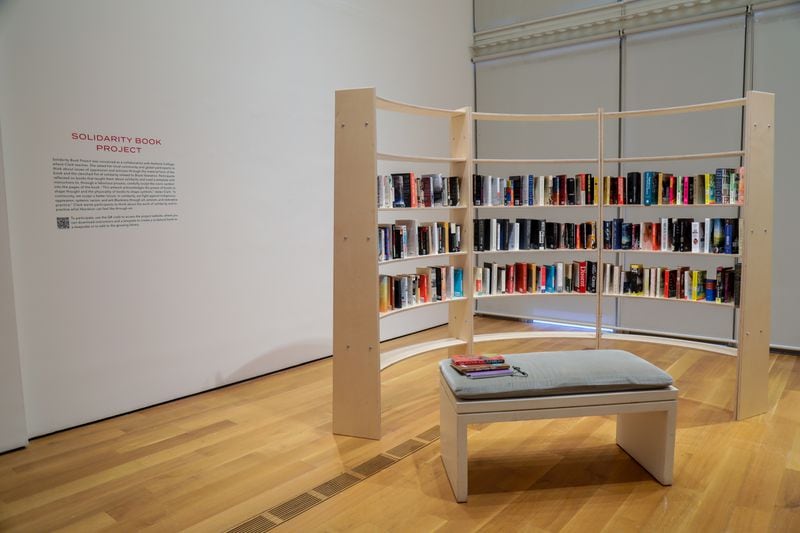 "The Solidarity Book Project" is part of the Sonya Clark exhibit "We Are Each Other" at the High Museum of Art.