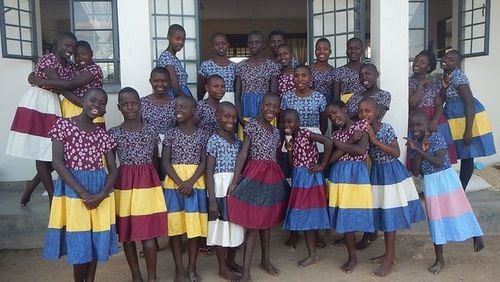 For many Ugandan girls, these colorful outfits made by University of Minnesota design students are the first new pieces of clothing they’ve owned.