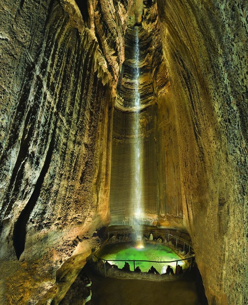 Ghost stories augment lantern-lit tours of Ruby Falls in October. Courtesy R & R Marketing