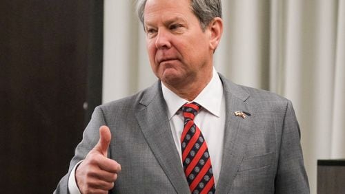 A federal judge has rejected a Democratic challenge to a Georgia law that allows Gov. Brian Kemp and a few other Georgia politicians to raise unlimited campaign cash. ( file photo by Nell Carroll for The Atlanta Journal-Constitution)