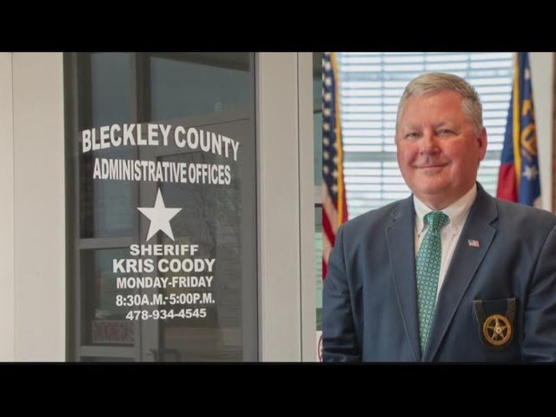 Former Bleckley County Sheriff Kris Coody resigned after pleading guilty to s misdemeanor charge after groping TV Judge Glenda Hatchett.