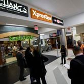 Business representatives took notes on spots that will become available for new concessions businesses during a tour held by Hartsfield-Jackson Atlanta International Airport on Monday, March 11, 2024. Miguel Martinez /AJC