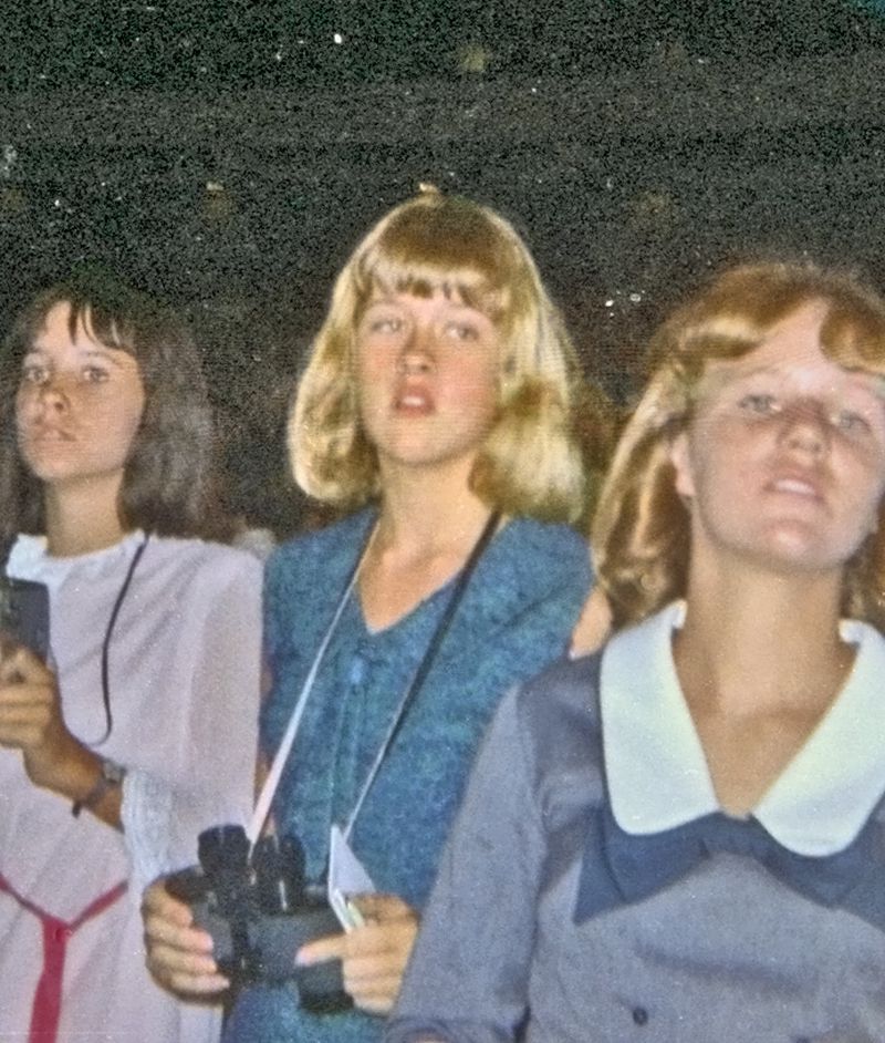 Marcia Proctor and her friends at the show.