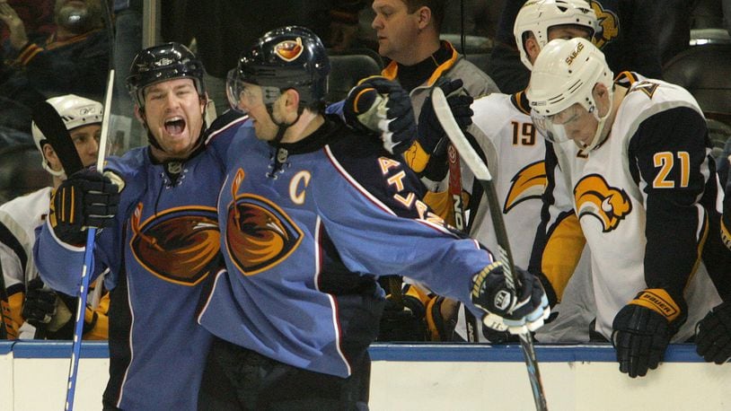 A pro hockey team is honouring the Atlanta Thrashers in a unique