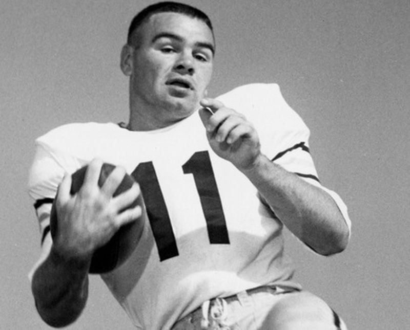 A 1952 photo of former Georgia Tech All-American Leon Hardeman, who died December 9, 2019, at the age of 87. (Georgia Tech Archives)