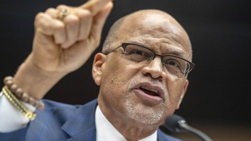 FILE - David Banks, chancellor of New York Public schools, answers a question during a House Subcommittee on Early Childhood, Elementary, and Secondary Education hearing on antisemitism in K-12 public schools, May 8, 2024, on Capitol Hill in Washington. (AP Photo/Jacquelyn Martin, File)