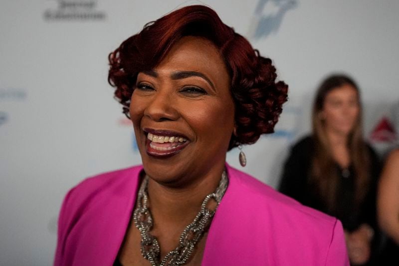 Martin Luther King Jr.'s daughter, Bernice King arrives ahead of a "Jimmy Carter 100: A Celebration in Song," concert at the Fox Theatre, Tuesday, Sept. 17, 2024, in Atlanta. (AP Photo/Mike Stewart)