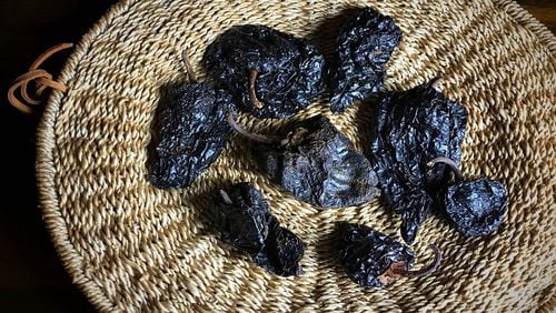 Dried ancho chiles, waiting to be hydrated and turned into puree to make Texas chili. (Leslie Brenner/Dallas Morning News/TNS)

NO MAGAZINE SALES MANDATORY CREDIT; NO SALES; INTERNET USE BY TNS CONTRIBUTORS ONLY