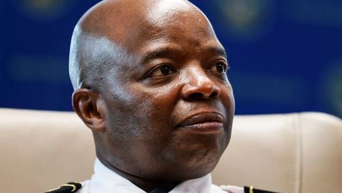 Atlanta Police Department Chief Rodney Bryant in Atlanta on Thursday, May 26, 2022. (Natrice Miller / natrice.miller@ajc.com)