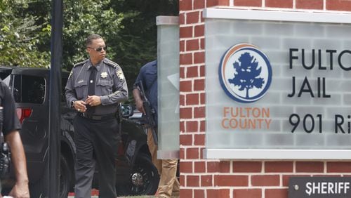 Amelia Joiner, the general counsel for the Fulton County Jail, told state senators Thursday that people who have been arrested are spending an average of 295 days in the facility. Experts say a detainee should be kept in jail about 30 days. (Michael Blackshire/Michael.blackshire@ajc.com)