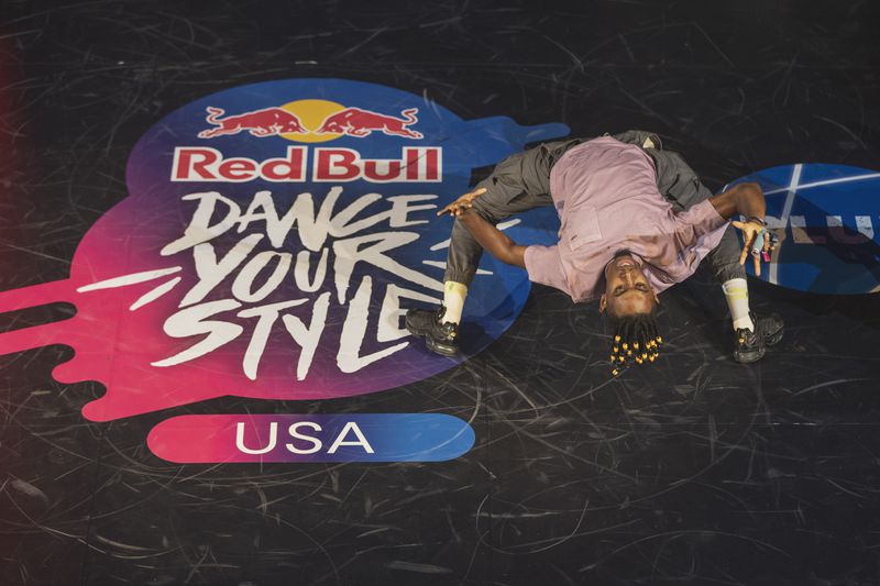 Battle dancer Don Soup competes at Red Bull Dance Your Style National Finals in Washington, D.C., on October 23, 2021.