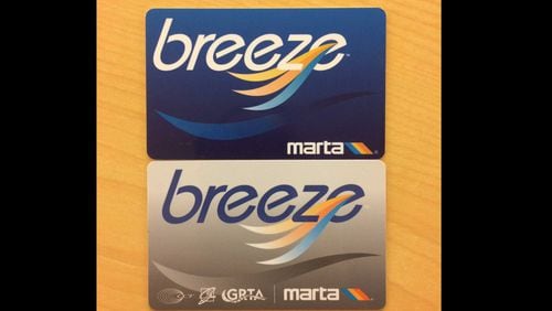 Silver MARTA Breeze Cards will completely replace blue cards July 9.
