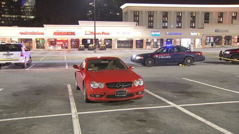 Police are investigating a deadly shooting out side a Buckhead shopping center. (Credit: Channel 2 Action News)
