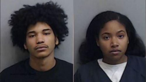 Barron Brantley (left) and Jordyn Jones (PHOTO: Fulton County Sheriff's Office)